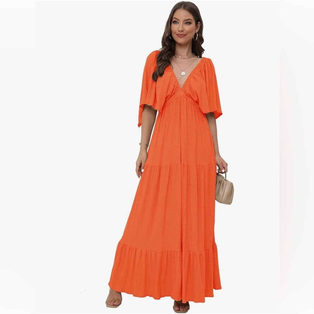 Boho Maxi Dress, NWT